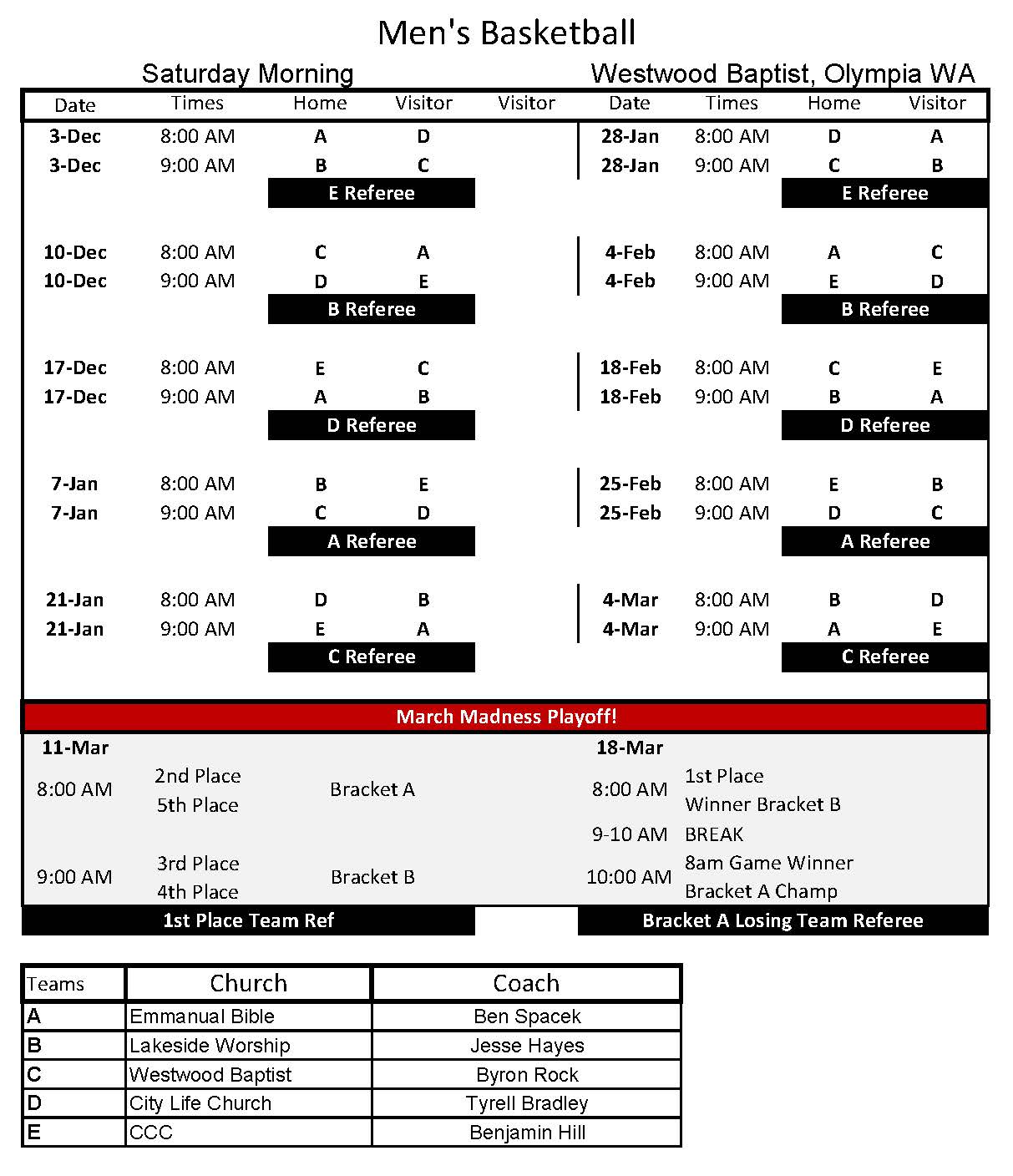 2017_Schedule ICL Sports